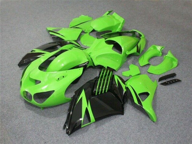 Carenado Moto Kawasaki ZX14R ZZR 1400 06-11 - Verde Negro Carenado Moto Kawasaki ZX14R ZZR 1400 06-11 - Verde Negro