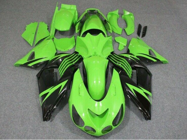 Carenado Moto Kawasaki ZX14R ZZR 1400 06-11 - Verde Negro Carenado Moto Kawasaki ZX14R ZZR 1400 06-11 - Verde Negro