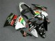 Carenado Moto Kawasaki ZX6R 00-02 - Negro Blanco Eurobet