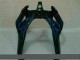 Carenado Moto Kawasaki ZX6R 00-02 - Negro con Azul Llama Carenado Moto Kawasaki ZX6R 00-02 - Negro con Azul Llama