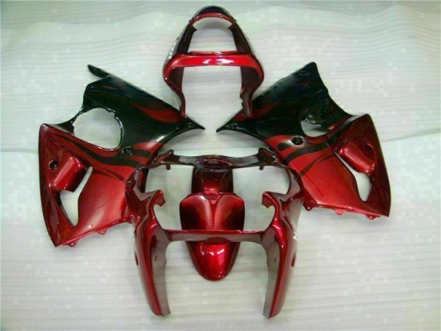 Carenado Moto Kawasaki ZX6R 00-02 - Rojo Negro Carenado Moto Kawasaki ZX6R 00-02 - Rojo Negro