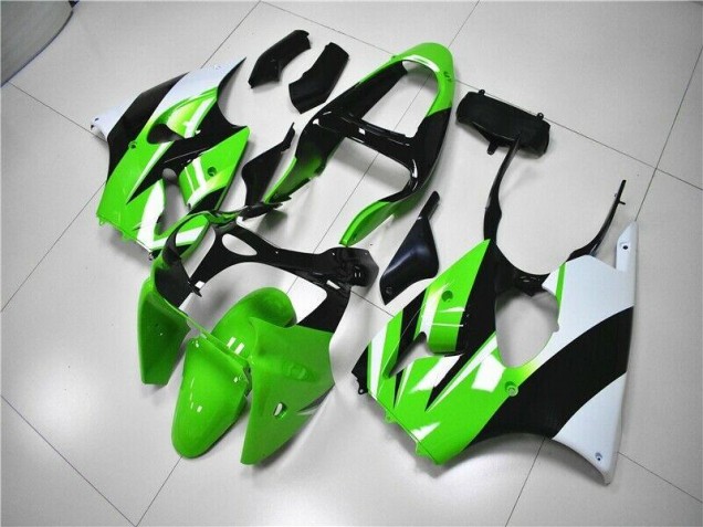 Carenado Moto Kawasaki ZX6R 00-02 - Verde Blanco Negro Carenado Moto Kawasaki ZX6R 00-02 - Verde Blanco Negro