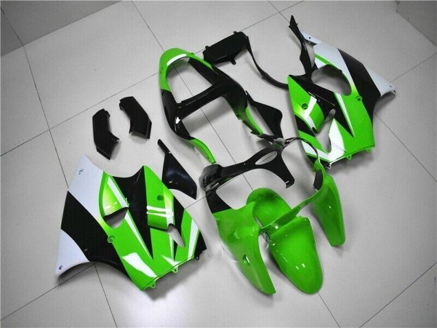 Carenado Moto Kawasaki ZX6R 00-02 - Verde Blanco Negro Carenado Moto Kawasaki ZX6R 00-02 - Verde Blanco Negro
