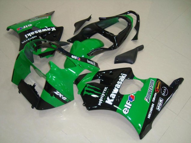 Carenado Moto Kawasaki ZX6R 00-02 - Verde Monster