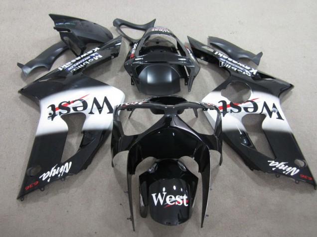 Carenado Moto Kawasaki ZX6R 03-04 - Negro West Ninja 636 Carenado Moto Kawasaki ZX6R 03-04 - Negro West Ninja 636