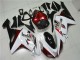 Carenado Moto Kawasaki ZX6R 07-08 - Blanco Negro Rojo Carenado Moto Kawasaki ZX6R 07-08 - Blanco Negro Rojo