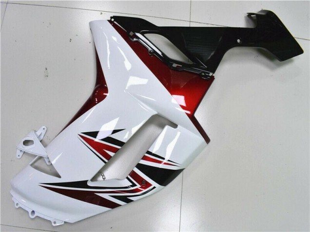 Carenado Moto Kawasaki ZX6R 07-08 - Blanco Negro Rojo Carenado Moto Kawasaki ZX6R 07-08 - Blanco Negro Rojo