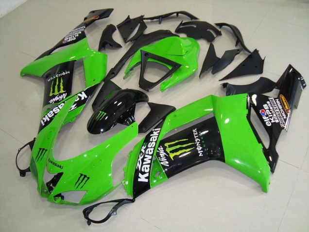 Carenado Moto Kawasaki ZX6R 07-08 - Monster Verde Carenado Moto Kawasaki ZX6R 07-08 - Monster Verde