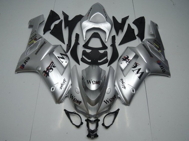 Carenado Moto Kawasaki ZX6R 07-08 - Plata West Carenado Moto Kawasaki ZX6R 07-08 - Plata West
