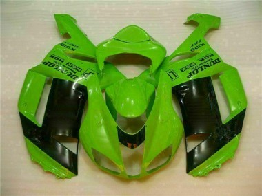 Carenado Moto Kawasaki ZX6R 07-08 - Verde Negro Dunlop