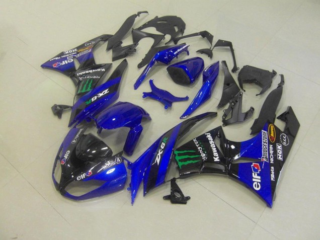 Carenado Moto Kawasaki ZX6R 09-12 - Azul Monster Carenado Moto Kawasaki ZX6R 09-12 - Azul Monster