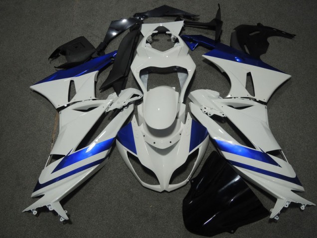 Carenado Moto Kawasaki ZX6R 09-12 - Blanco Azul Carenado Moto Kawasaki ZX6R 09-12 - Blanco Azul