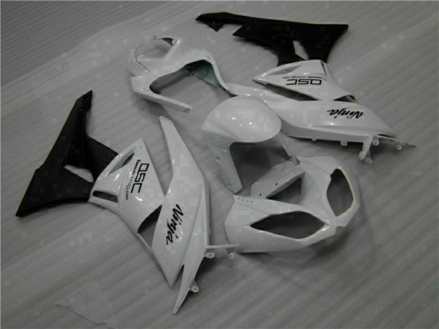 Carenado Moto Kawasaki ZX6R 09-12 - Blanco Negro Ninja Carenado Moto Kawasaki ZX6R 09-12 - Blanco Negro Ninja