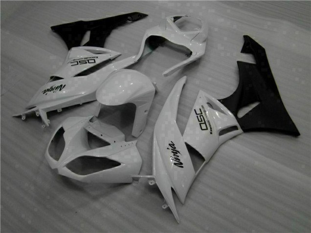 Carenado Moto Kawasaki ZX6R 09-12 - Blanco Negro Ninja Carenado Moto Kawasaki ZX6R 09-12 - Blanco Negro Ninja