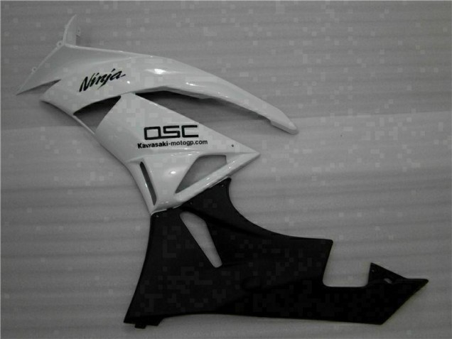 Carenado Moto Kawasaki ZX6R 09-12 - Blanco Negro Ninja Carenado Moto Kawasaki ZX6R 09-12 - Blanco Negro Ninja