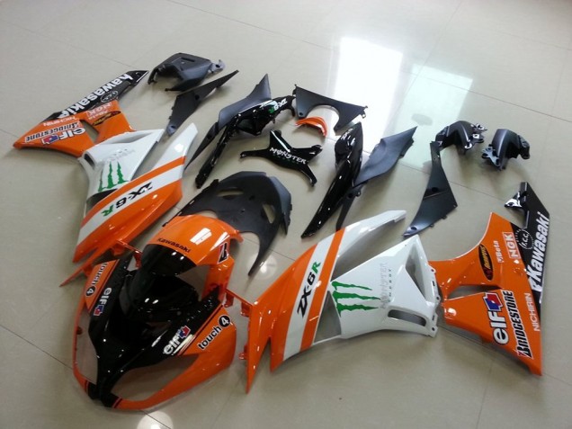 Carenado Moto Kawasaki ZX6R 09-12 - Naranja Monster Carenado Moto Kawasaki ZX6R 09-12 - Naranja Monster