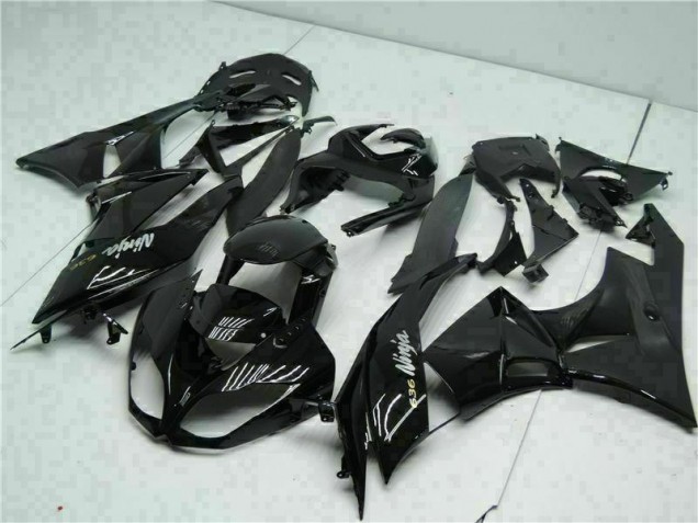 Carenado Moto Kawasaki ZX6R 09-12 - Negro Blanco Ninja 636 Carenado Moto Kawasaki ZX6R 09-12 - Negro Blanco Ninja 636