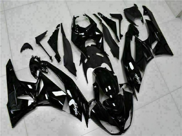 Carenado Moto Kawasaki ZX6R 09-12 - Negro Blanco Ninja