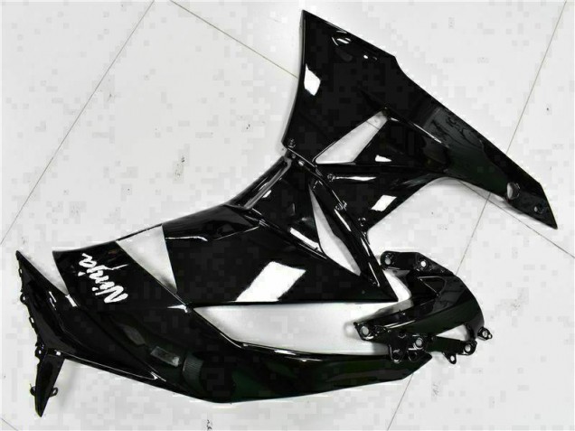 Carenado Moto Kawasaki ZX6R 09-12 - Negro Blanco Ninja