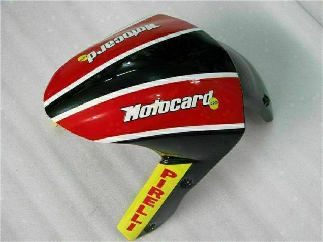 Carenado Moto Kawasaki ZX6R 09-12 - Negro Rojo Verde Motocard Carenado Moto Kawasaki ZX6R 09-12 - Negro Rojo Verde Motocard