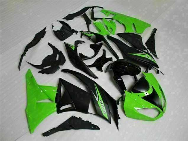 Carenado Moto Kawasaki ZX6R 09-12 - Negro Verde 636 Carenado Moto Kawasaki ZX6R 09-12 - Negro Verde 636