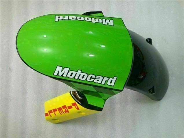 Carenado Moto Kawasaki ZX6R 09-12 - Rojo Verde Motocard Carenado Moto Kawasaki ZX6R 09-12 - Rojo Verde Motocard