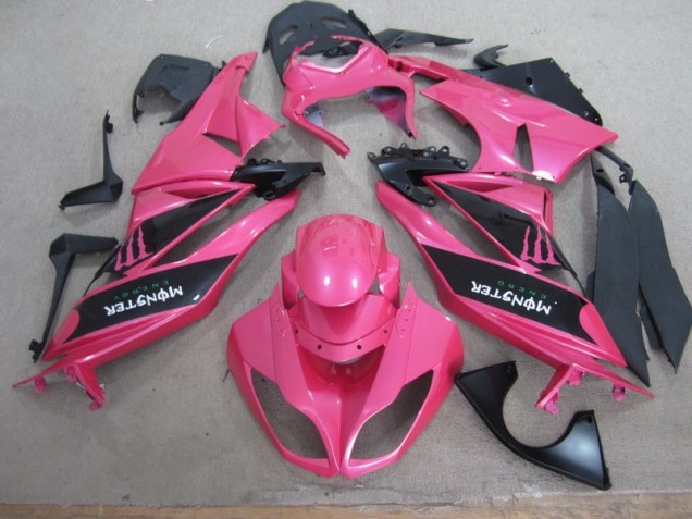 Carenado Moto Kawasaki ZX6R 09-12 - Rosa Negro Monster Carenado Moto Kawasaki ZX6R 09-12 - Rosa Negro Monster