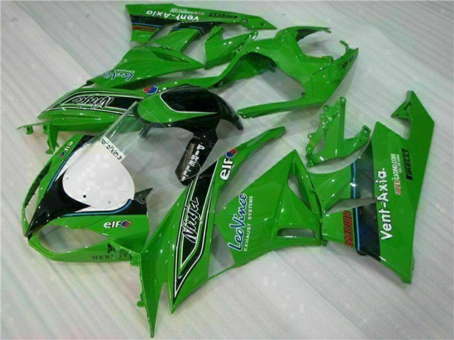 Carenado Moto Kawasaki ZX6R 09-12 - Verde Negro LeoVince