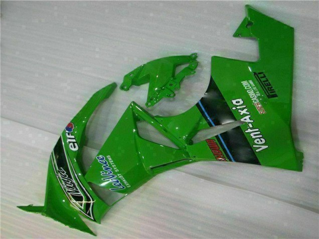 Carenado Moto Kawasaki ZX6R 09-12 - Verde Negro LeoVince