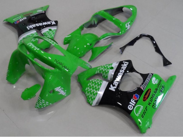 Carenado Moto Kawasaki ZX6R 98-99 - Verde Negro Carenado Moto Kawasaki ZX6R 98-99 - Verde Negro