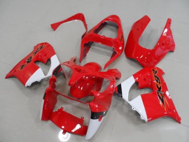 Carenado Moto Kawasaki ZX9R 00-01 - Rojo & Blanco