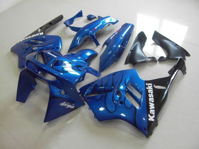 Carenado Moto Kawasaki ZX9R 94-97 - Azul Negro Llama Carenado Moto Kawasaki ZX9R 94-97 - Azul Negro Llama