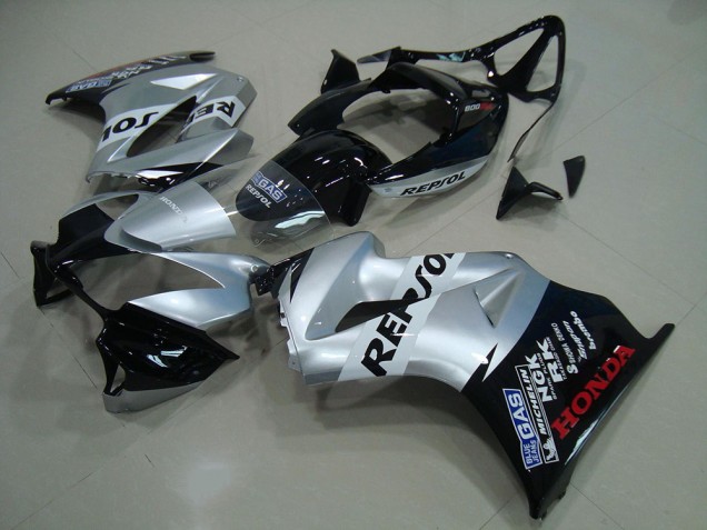Carenado Moto & Plástico Honda VFR 800 02-13 - Plata Repsol Carenado Moto & Plástico Honda VFR 800 02-13 - Plata Repsol