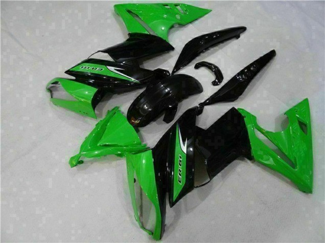 Carenado Moto & Plástico Kawasaki EX650 06-08 - Verde Negro Carenado Moto & Plástico Kawasaki EX650 06-08 - Verde Negro