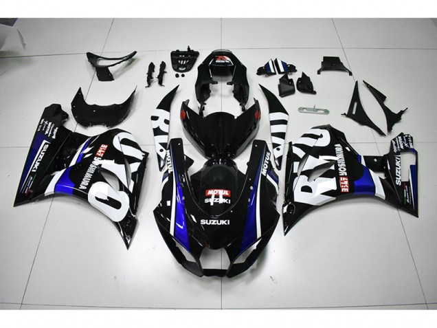 Carenado Moto Suzuki GSXR 1000 17-23 - Negro Blanco Motul Carenado Moto Suzuki GSXR 1000 17-23 - Negro Blanco Motul