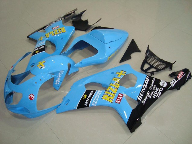 Carenado Moto Suzuki GSXR 1000 K1 00-02 - Claro Azul Negro Carenado Moto Suzuki GSXR 1000 K1 00-02 - Claro Azul Negro