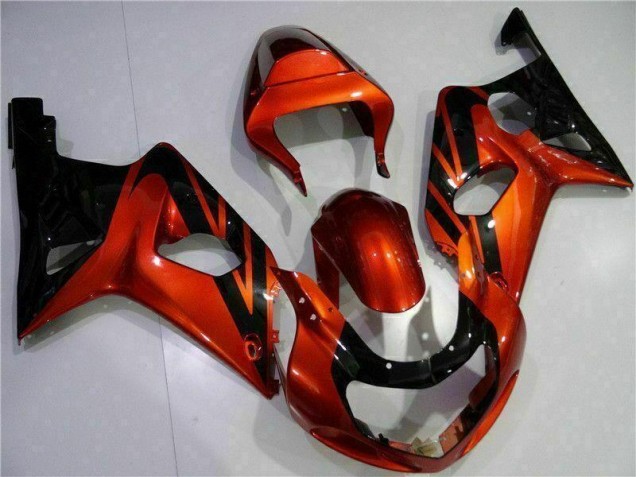 Carenado Moto Suzuki GSXR 1000 K1 00-02 - Naranja Negro Carenado Moto Suzuki GSXR 1000 K1 00-02 - Naranja Negro