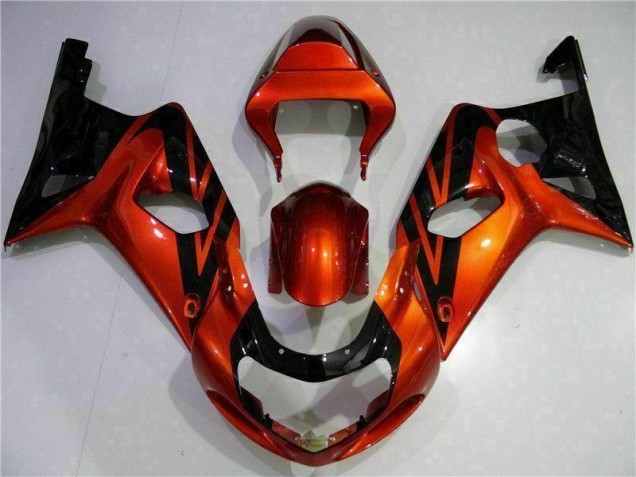 Carenado Moto Suzuki GSXR 1000 K1 00-02 - Naranja Negro Carenado Moto Suzuki GSXR 1000 K1 00-02 - Naranja Negro