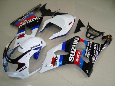 Carenado Moto Suzuki GSXR 1000 K1 00-02 - Negro Blanco Azul