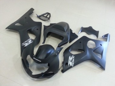 Carenado Moto Suzuki GSXR 1000 K1 00-02 - Negro Mate con Plata GSXR