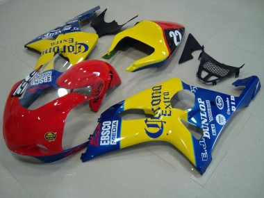 Carenado Moto Suzuki GSXR 1000 K1 00-02 - Rojo Amarillo Azul Corona Carrera