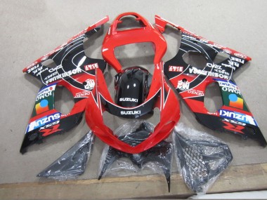 Carenado Moto Suzuki GSXR 1000 K1 00-02 - Rojo Negro Denso