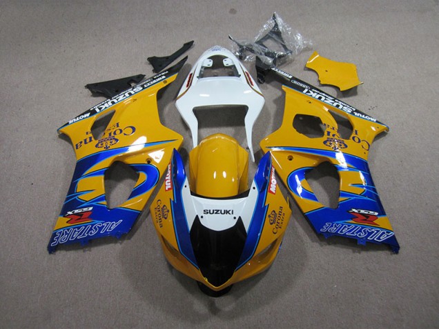 Carenado Moto Suzuki GSXR 1000 K3 03-04 - Amarillo Azul Corona Extra Carenado Moto Suzuki GSXR 1000 K3 03-04 - Amarillo Azul Corona Extra