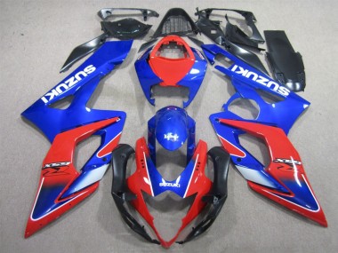 Carenado Moto Suzuki GSXR 1000 K5 05-06 - Azul Rojo