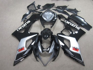 Carenado Moto Suzuki GSXR 1000 K5 05-06 - Negro Blanco Calcomanía