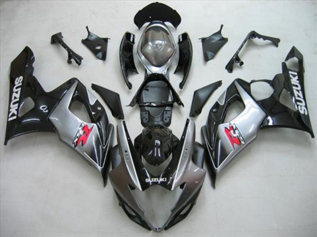 Carenado Moto Suzuki GSXR 1000 K5 05-06 - Negro Plata Gris Carenado Moto Suzuki GSXR 1000 K5 05-06 - Negro Plata Gris