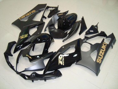 Carenado Moto Suzuki GSXR 1000 K5 05-06 - Negro con Oro Calcomanías