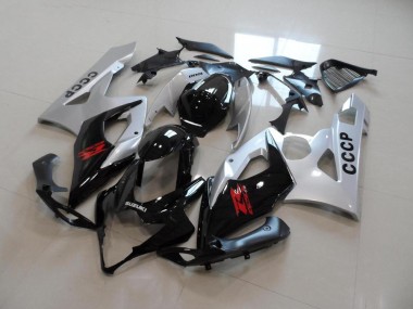 Carenado Moto Suzuki GSXR 1000 K5 05-06 - Plata Negro