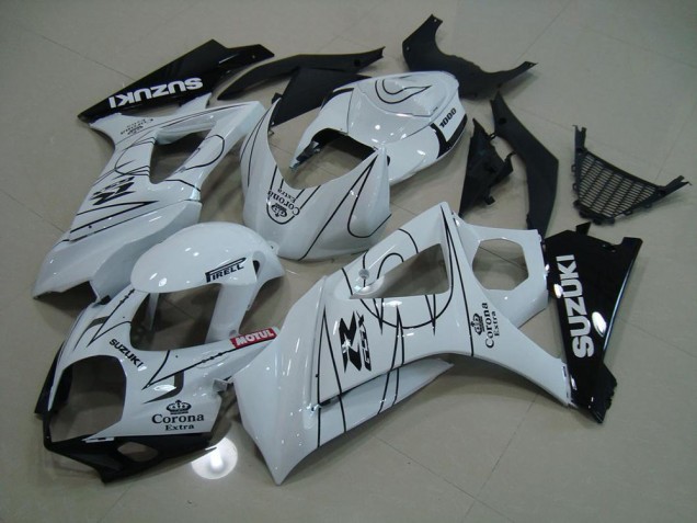 Carenado Moto Suzuki GSXR 1000 K7 07-08 - Blanco Corona Carenado Moto Suzuki GSXR 1000 K7 07-08 - Blanco Corona