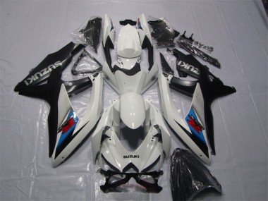 Carenado Moto Suzuki GSXR 1000 K7 07-08 - Blanco Negro